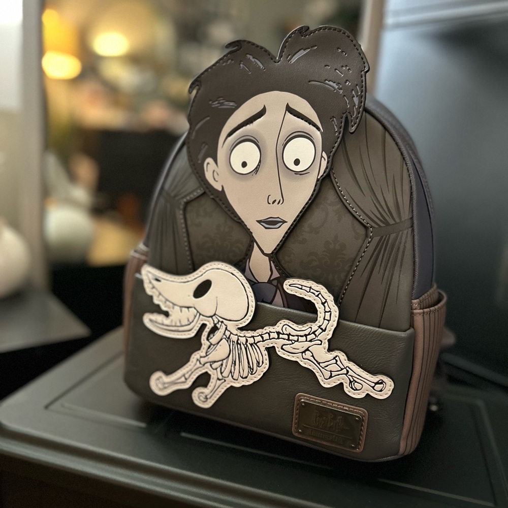 Tim Burtons Victor Loungefly Backpack Corpse Bride NWT